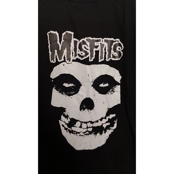 Misfits band fiend black tshirt size XL made in USA skull Halloween goth vamp - Picture 2 of 6